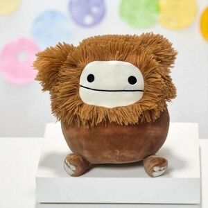 Benny the Bigfoot Squishmallow 8inch Fuzzy Brown